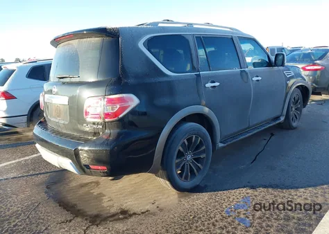 2017 Nissan Armada Platinum из США, поврежденный, VIN JN8AY2NF6H9302023